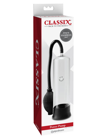 Classix Power Pump for Size and Thickness Enhancement Black PUMPS