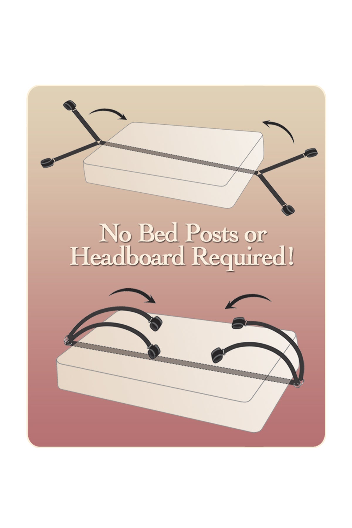 Fetish Fantasy Series Bed Bindings Restraint Kit > Bondage Gear > Restraints