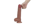 Get Lucky 8 Inch Bendable Real Skin Dildo Light Brown > Dildos > Realistic Dildos