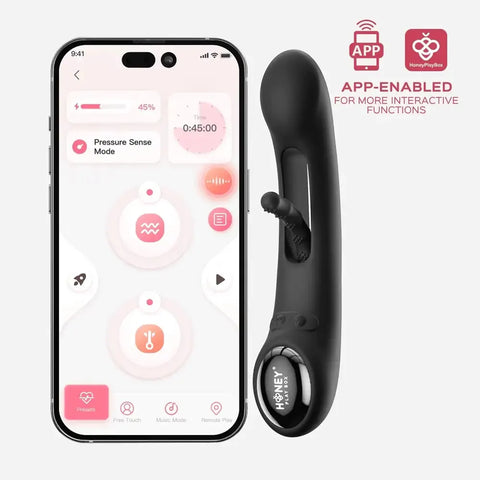 Tempo (Black) – App-Controlled G-Spot Vibrator with Tapping and Vibrating Modes > Vibrators > G-Spot