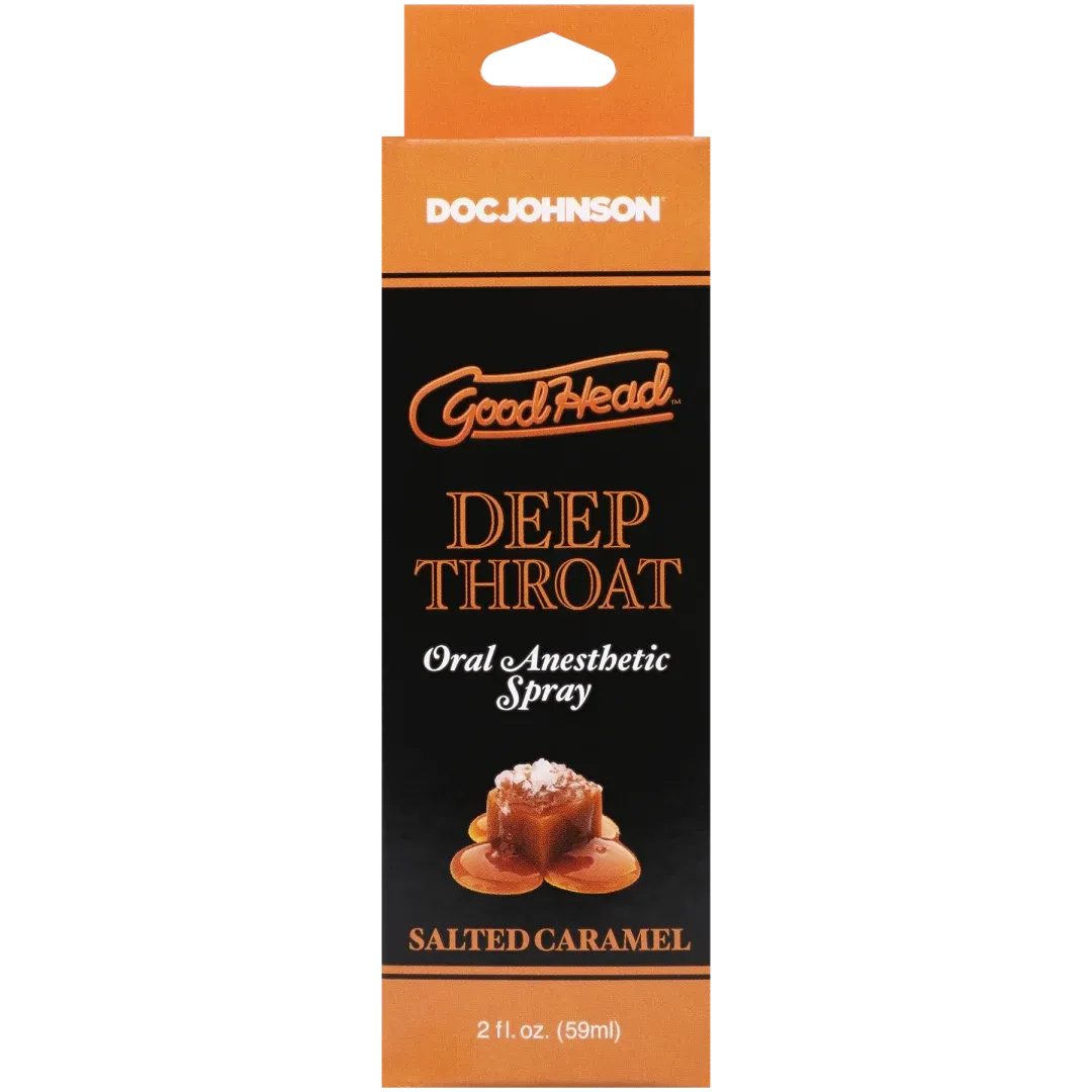 Goodhead Deep Throat Spray – Salted Caramel Flavor 2 Fl Oz Spray Secondary image