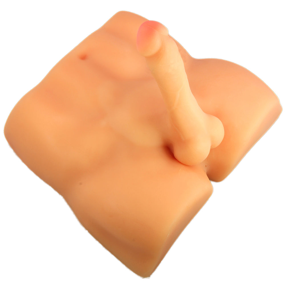 X5 Men Rough Rider (Beige) – Realistic Dual Density Masturbator Beige Dildos & Dongs