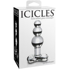 Icicles Clear Glass Anal Plug with Tapered Tip – Smooth Glass Anal Toy > Glass > Toys