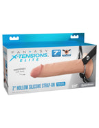Fx Elite 7 Inch Hollow Silicone Strap-On – Elite Silicone Strap-On > Dildos > Hollow Strap Ons