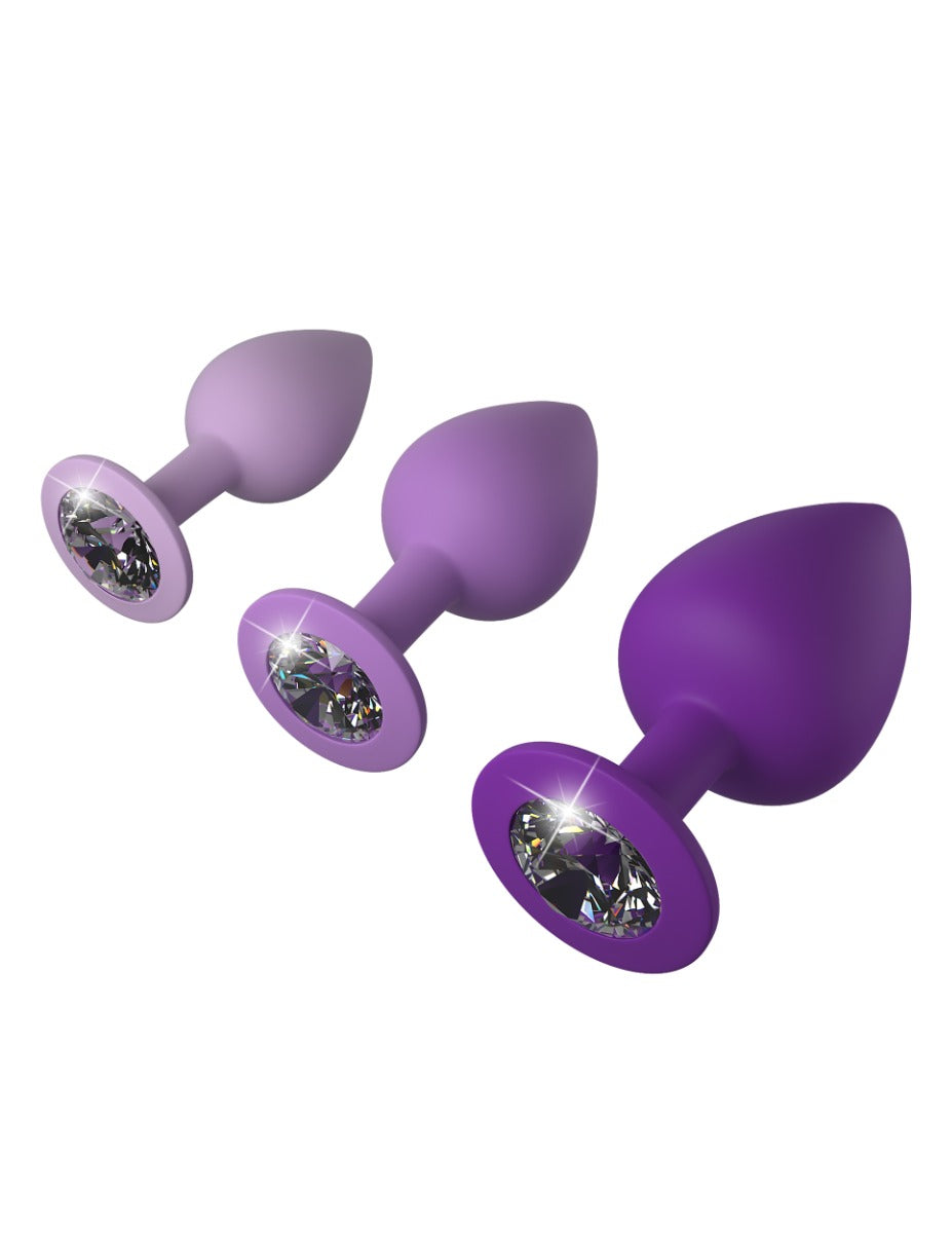 Fantasy For Her Little Gems Trainer Set – Set of 3 Sizes Anal Plugs > Anal Range > Butt Plug Kits