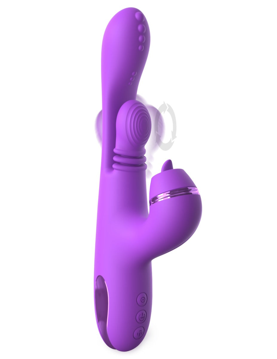 Fantasy For Her IntiMotion Pulse Pro 24 cm Swirling and Flicking Rabbit Vibrator > Vibrators > Ladies > Rabbit Multi