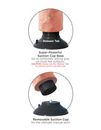 King Cock 7 Inch Vibrating Dong – Realistic Design 17.8 cm Vibrating Dildo > Vibrators > Realistic Vibrators