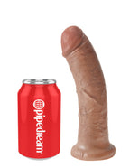 King Cock 8 Inch Realistic Dildo with Strong Suction Base – Silicone Adult Toy > Dildos > Realistic Dildos