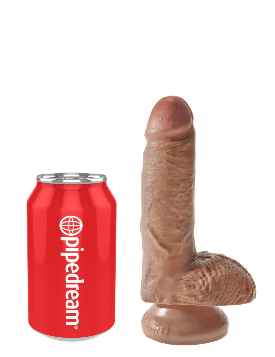 Pipedream King Cock 7 Inch Suction-Style Dildo with Balls > Dildos > Realistic Dildos