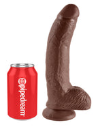 Pipedream King Cock 9 Inch Suction Dildo with Balls > Dildos > Realistic Dildos