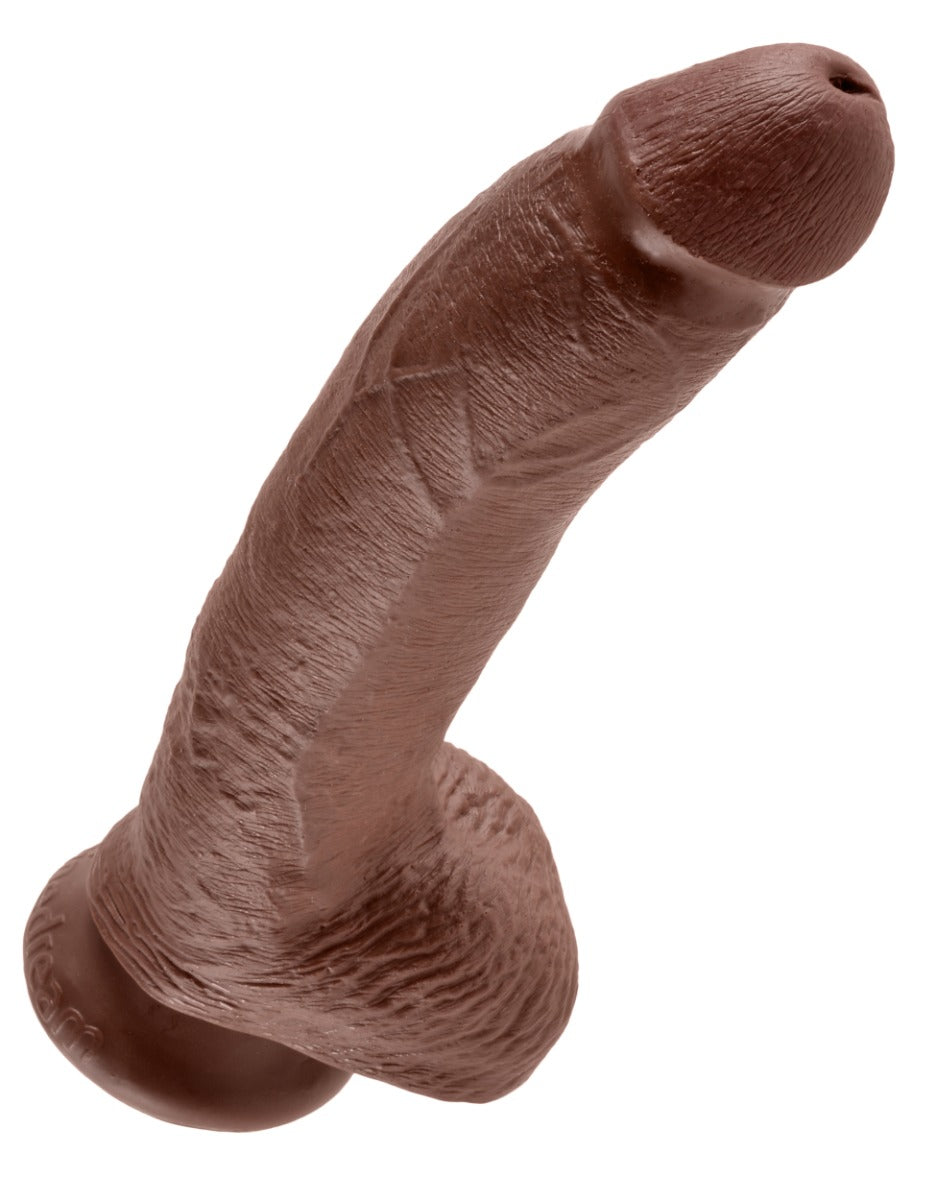 Pipedream King Cock 9 Inch Suction Dildo with Balls > Dildos > Realistic Dildos