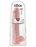 King Cock Oversized Dildo with Balls – 12, 14 or 15 Inch > Dildos > Oversized Toys