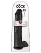 King Cock Oversized Dildo with Balls – 12, 14 or 15 Inch > Dildos > Oversized Toys