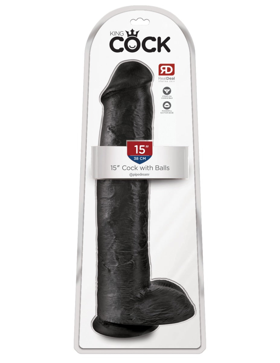 King Cock Oversized Dildo with Balls – 12, 14 or 15 Inch > Dildos > Oversized Toys