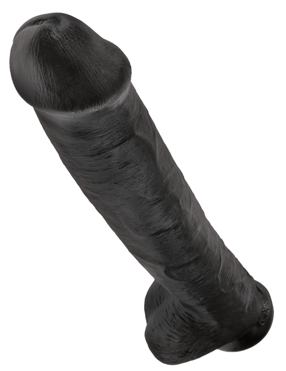 King Cock Oversized Dildo with Balls – 12, 14 or 15 Inch Black 15" > Dildos > Oversized Toys