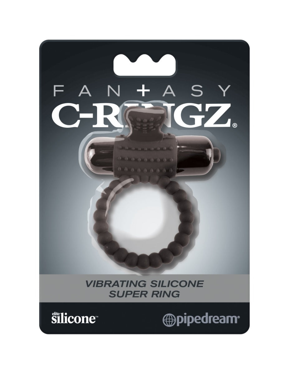 Fantasy Vibrating Silicone Super Ring – Rechargeable Vibrating Silicone Ring > Cock Ring > Vibrating