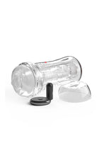 PDX Extreme Wet Pussies Self-Lubricating Vibrating Masturbator > Sex Toys For Men > Masturbators > Vibrating