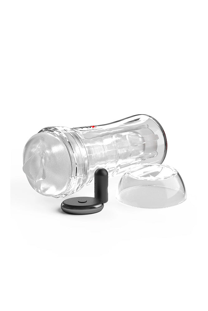 PDX Extreme Wet Pussies Self-Lubricating Vibrating Masturbator > Sex Toys For Men > Masturbators > Vibrating