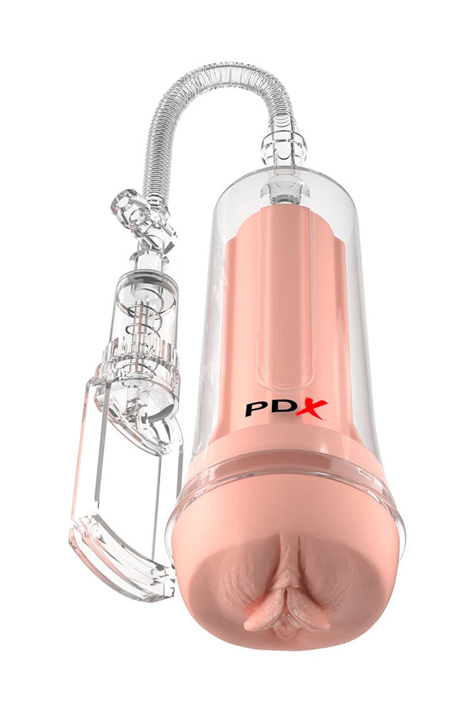 Pipedream PDX Extreme Deep Suck Masturbator Beige > Sex Toys For Men > Masturbators > Manual