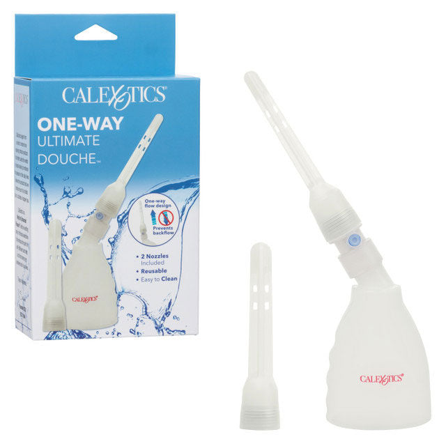 One-Way Ultimate Douche Enema Kit with Backflow Prevention Valve Douches