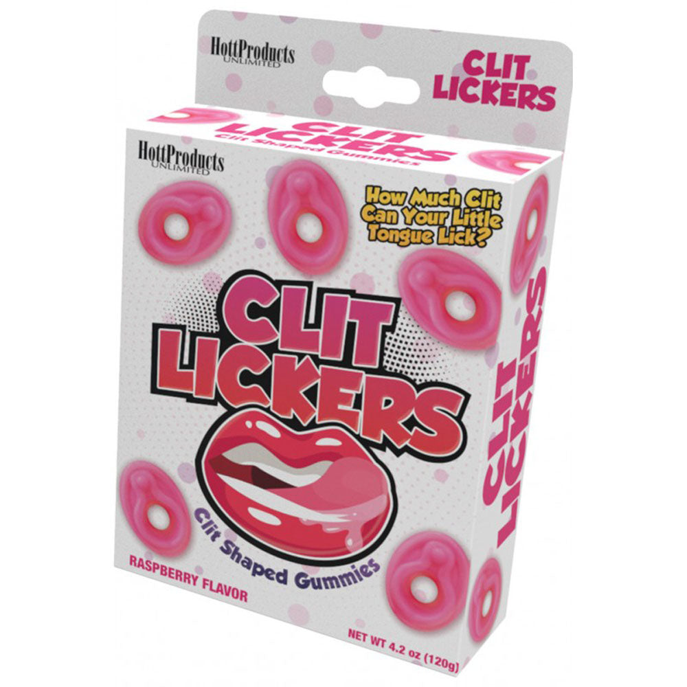 Clit Lickers Strawberry Flavored Clit Shaped Gummies – Party Candy Favor Gummies Pink > Novelties > Candy & Edible Items
