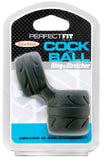 PerfectFit Adult Toys Black SilaSkin Cock And Ball Black 854854005892