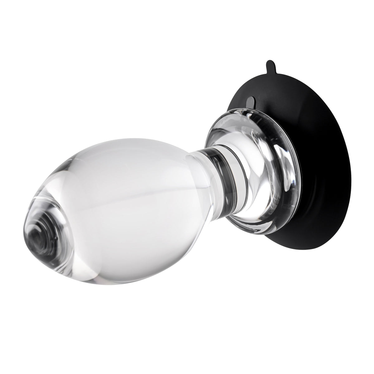 Gender X Crystal Ball - Glass Butt Plug with Suction Base 10.1cm Clear > Glass > Toys