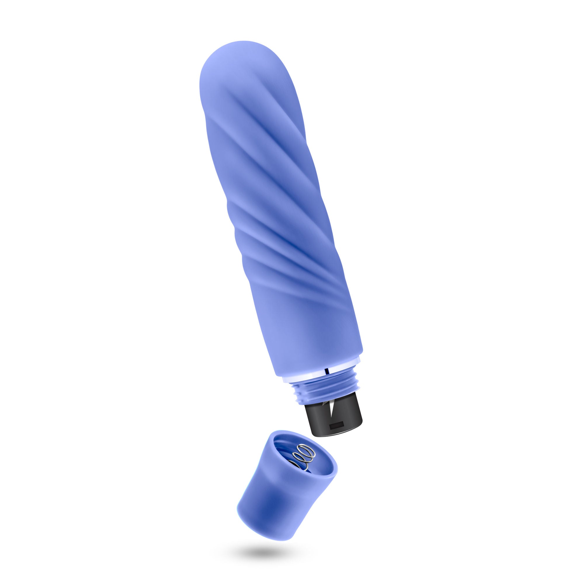 Luxe Nimbus Mini Silicone Vibrator with Satin Finish Periwinkle Vibrators