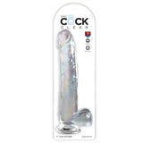 Pipedream DONGS Clear King Cock  11'' Cock with Balls - 603912774665