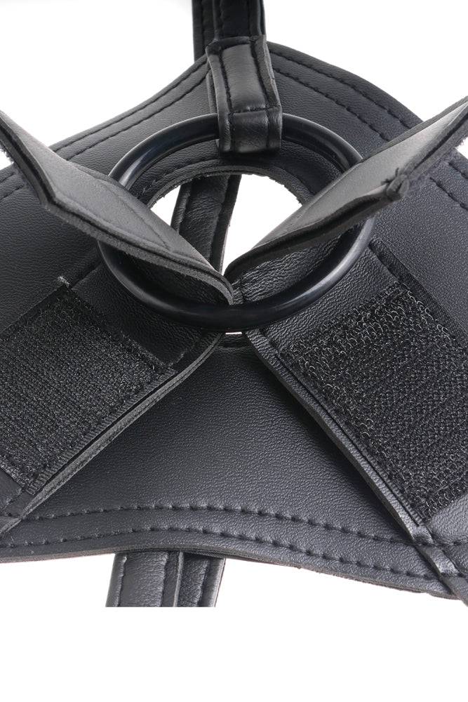 King Cock Strap-On Harness with 7 Inch Realistic Silicone Cock – 7 Inch Strap-On > Dildos > Strap On Harnesses
