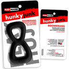 Boomerang Double-Ring Cockring & Nut-Tugger Black > Cock Ring > Single