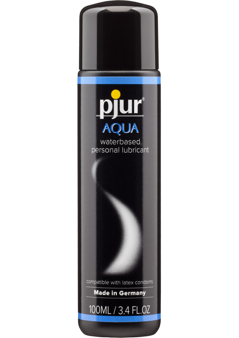 Pjur Aqua Water-Based Personal Lubricant 100ml / 3.4oz Non-Staining > Lube > Water Based