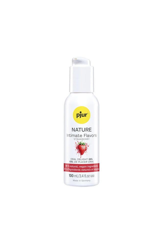 Pjur Nature Strawberry Oral Gel 100 ml > Lube > Oral Gels & Sprays Main image