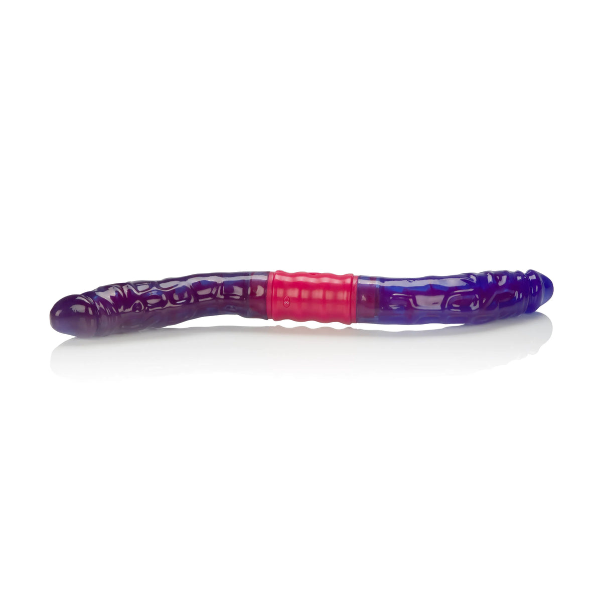 Dual Vibrating Flexi Dong – Flexible Soft Jelly Double Vibrator > Dildos > Double Dildos
