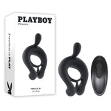 Playboy Pleasure COCK RINGS Black Playboy Pleasure TRIPLE PLAY 844477021355