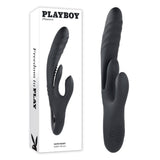 Playboy Pleasure VIBRATORS-RABBIT Black Playboy Pleasure RAPID RABBIT 844477021348