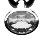 Clear Gem Small Anal Plug with Crystal Jewel Base Design > Anal Range > Jewel Butt Plugs