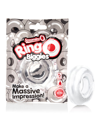 Screaming O Ringo Biggies Black Reusable Waterproof Cock Ring COCK RINGS