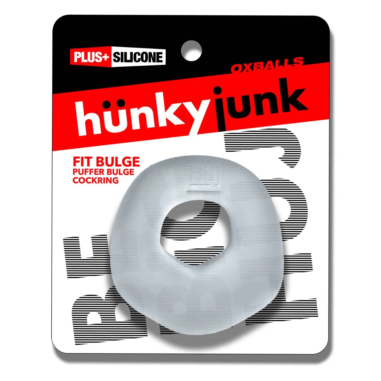 Fit Bulge Hung-Style Cockring Clear Steam Clear > Cock Ring > Single