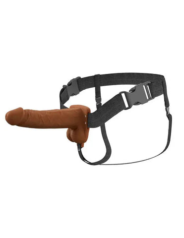 Fantasy X-Tensions Elite (Light) – 7 Inch Vibrating Hollow Silicone Strap-On > Dildos > Strap On Harnesses