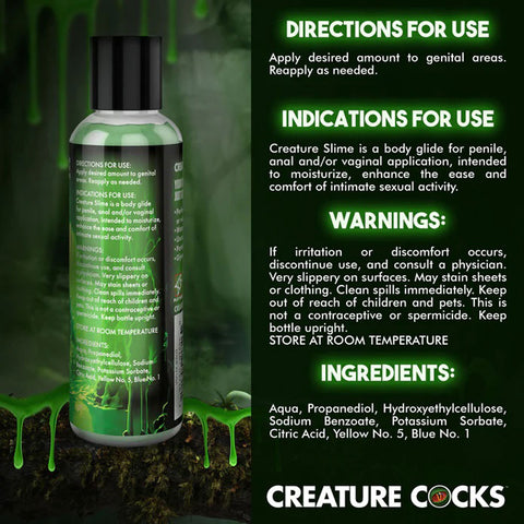 Creature Slime by Creature Cocks 118 ml Water Based Lubricant Speciality Lubricants