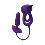 Humper Rechargeable Dual Silicone C-Ring Anal Plug 10 Vibration Modes > Cock Ring > Vibrating
