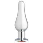 Cloud 9 Novelties Gems Jeweled Silicone Anal Plug Small Silver > Anal Range > Jewel Butt Plugs