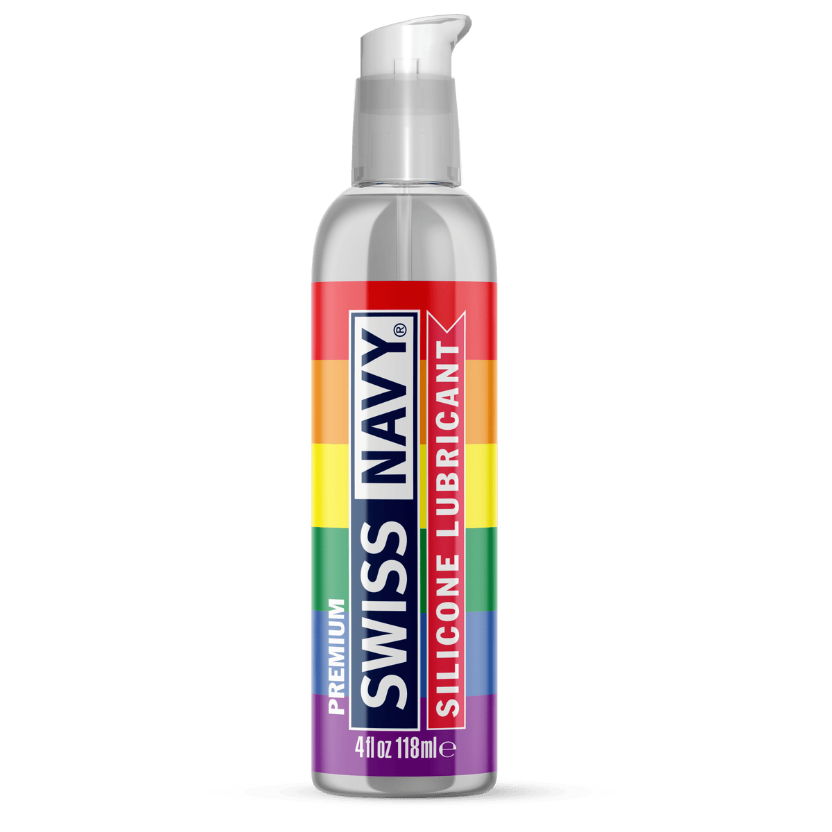 Swiss Navy Silicone Based Lubricant 4 Fl. Oz Pride Bottle > Lube > Anal