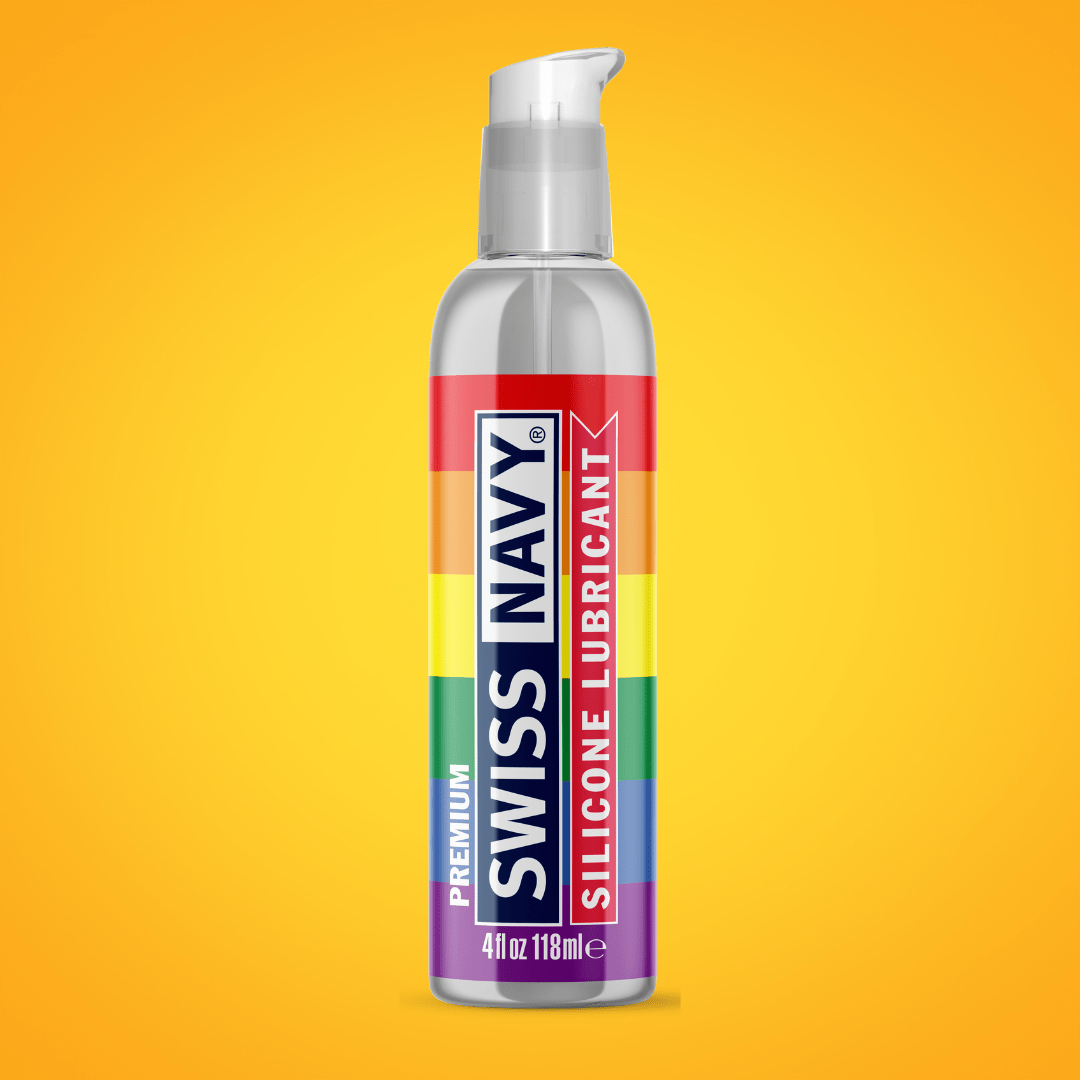 Swiss Navy Silicone Based Lubricant 4 Fl. Oz Pride Bottle > Lube > Anal