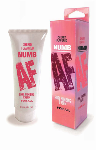 Numb Af Cherry Flavored Anal Numbing Cream 44 Ml Tube