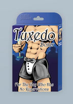 Tuxedo Novelty Boxers With Decorative Bow And Plush Waistband > Novelties > Gag Gifts