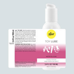 Pjur Toy Lube 100ml (Water-Silicone) – Creamy Lubricant for Toys Hybrid Lube