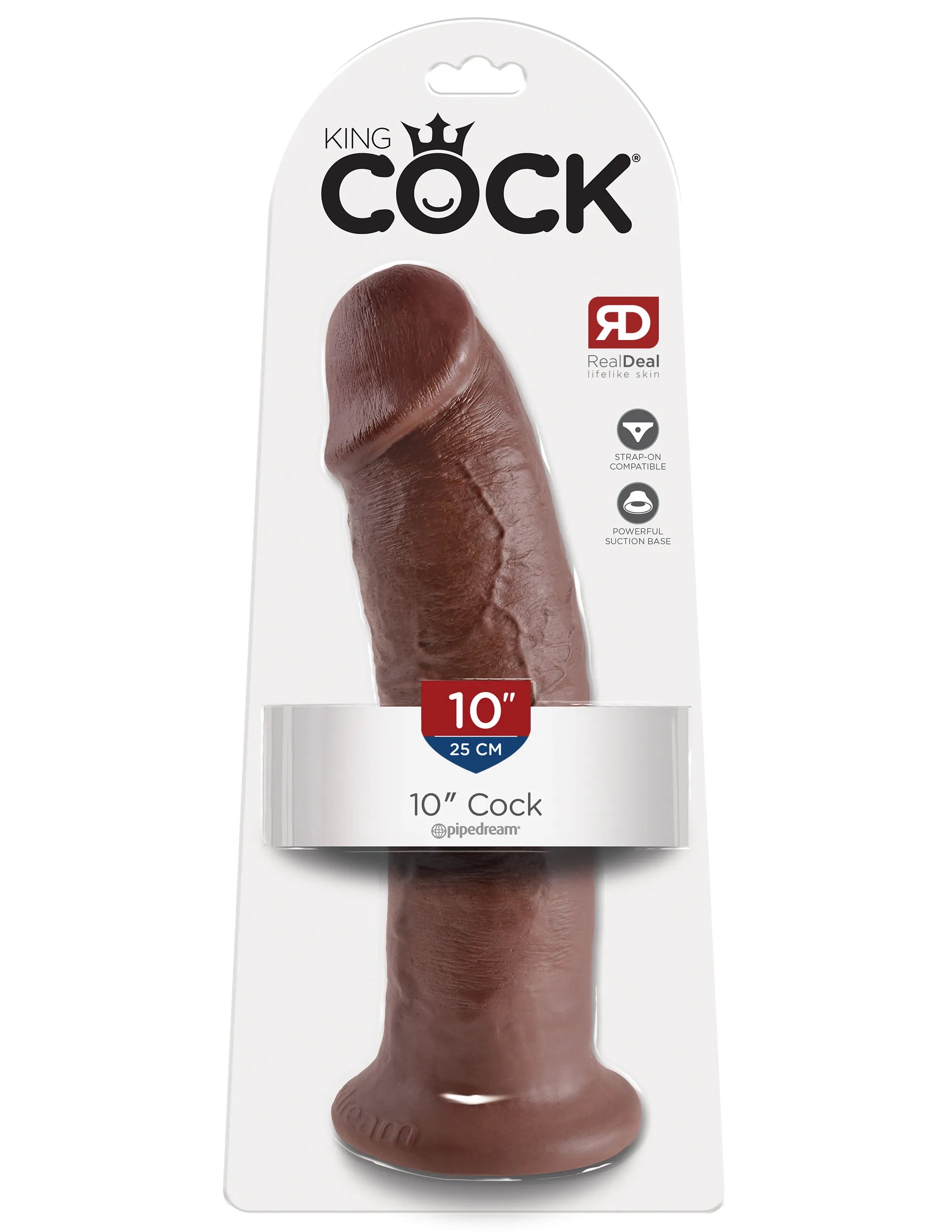 Pipedream King Cock 10 Inch Suction Sensation Dildo > Dildos > Large Dildos
