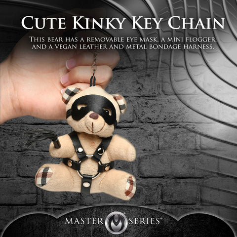 Master Series BDSM Teddy Bear Keychain Gag Gifts & Novelties